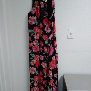 Guess Women's Long Chained Halter Dress Size S